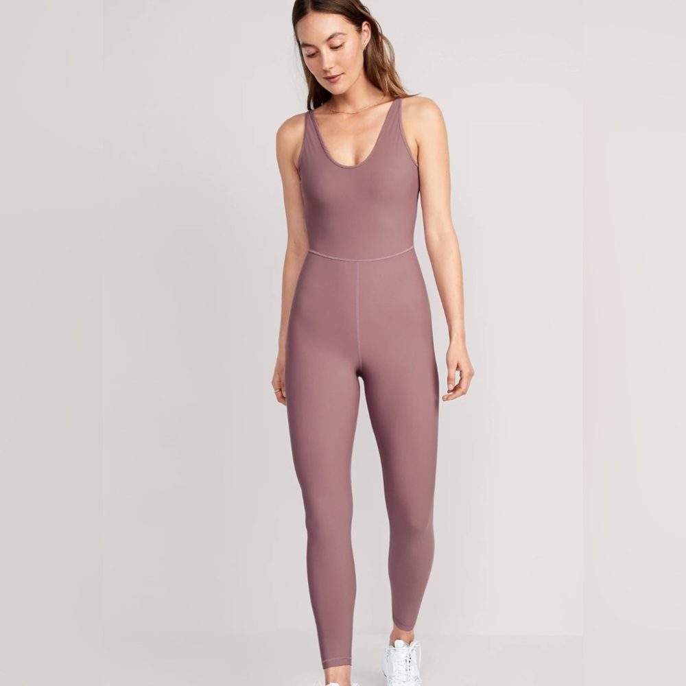 Old Navy Powersoft Spandex Workout Jumpsuit M NWT